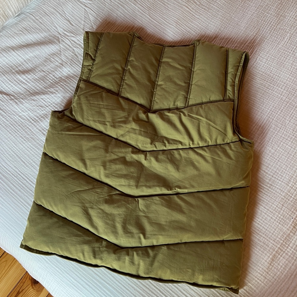 Sezane Green Enrica Vest - Picture 2 of 3